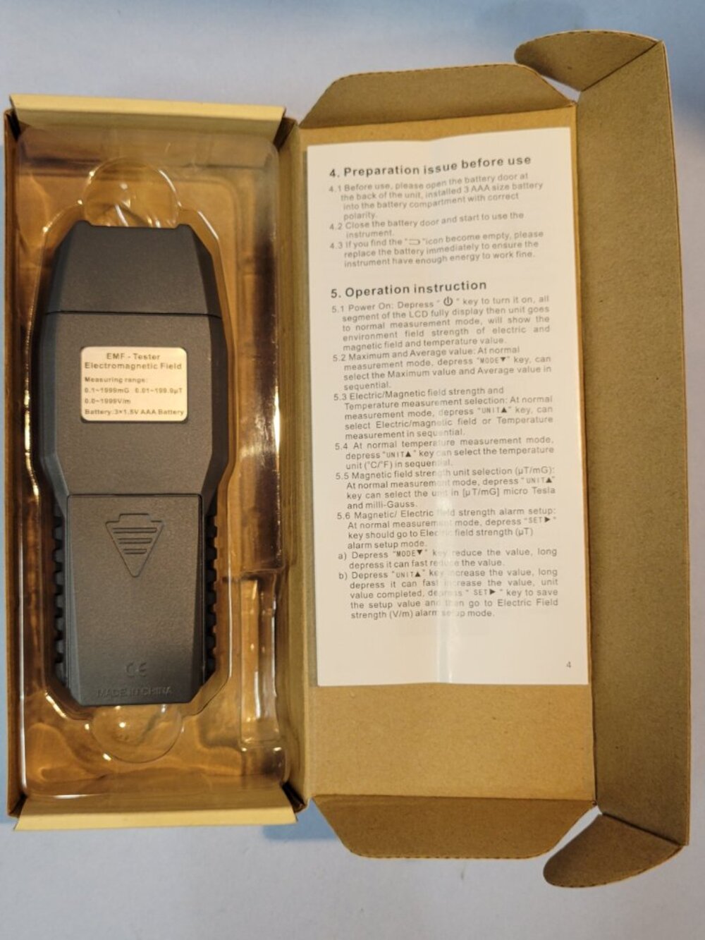 Smart Sensor ST1393 EMF-Tester - Picture 4 of 8